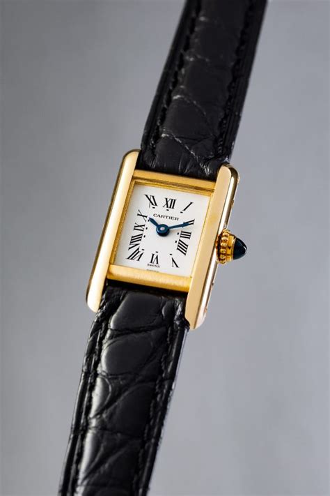 cartier tank electroplated|cartier mini tank watch.